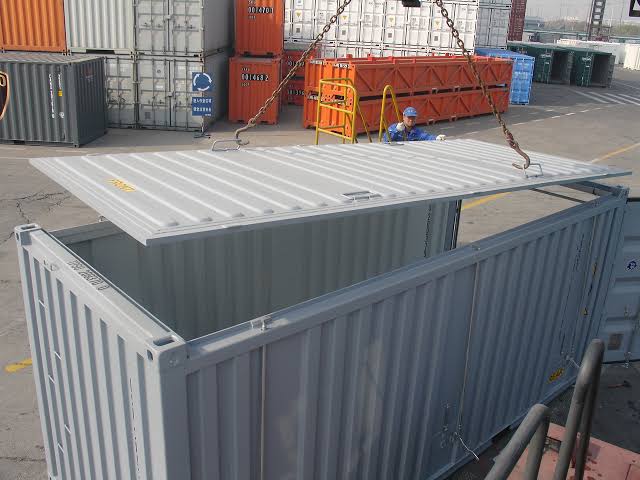 Container mái cứng (Hard-top container)